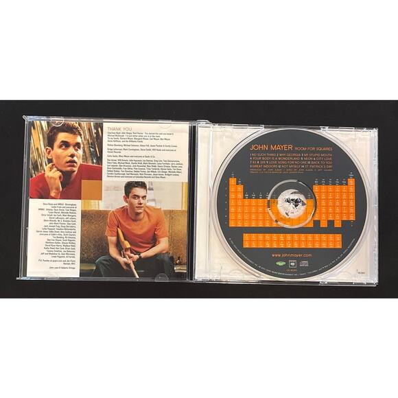 John Mayer – Room for Squares CD (2001 Sony Music) Used - Picture 3 of 3